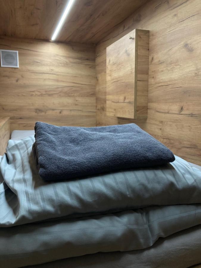 Capsule Hostel Zizkov Tower Прага Екстер'єр фото