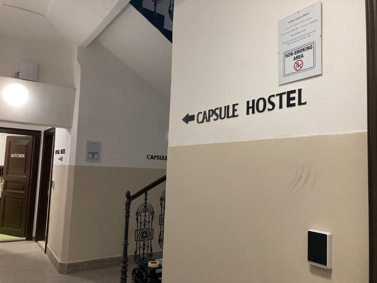 Capsule Hostel Zizkov Tower Прага Екстер'єр фото